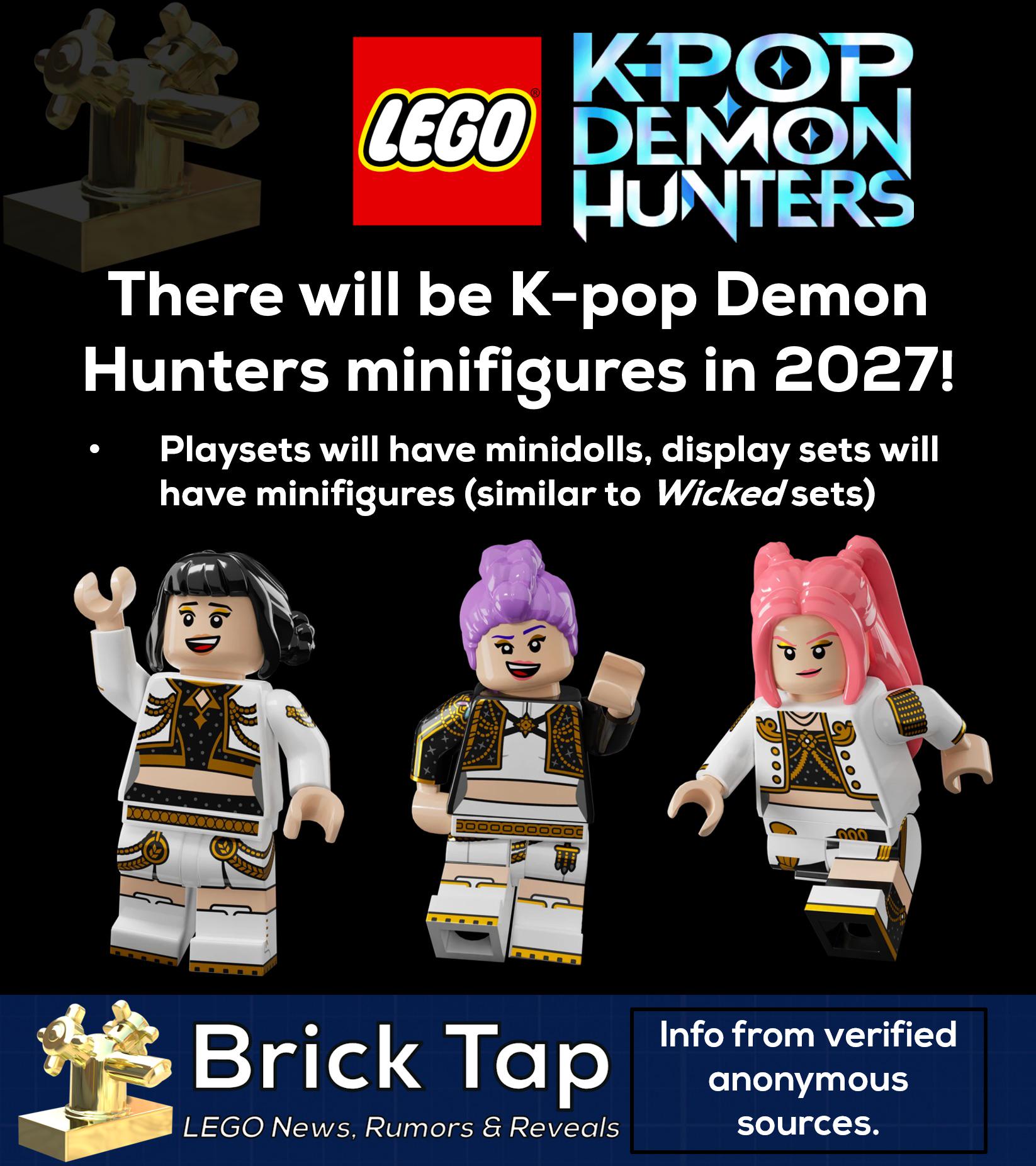 Okay, but can we TALK about the K-Pop Demon Hunters x LEGO crossover?! 🤯